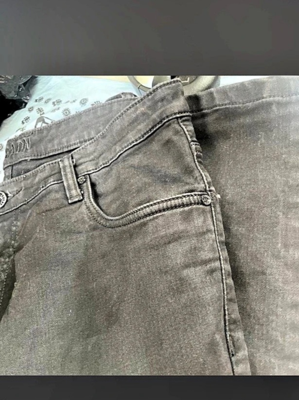 Dragon Men's Gray Straight Jeans